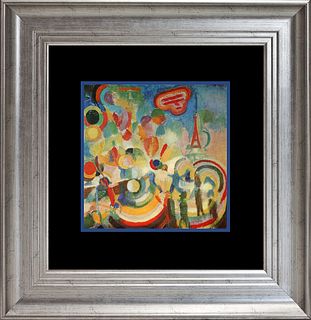 A Robert Delaunay color Plate lithograph after Delaunay