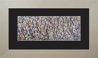 A Jackson Pollock lithograph after Pollock from 1972