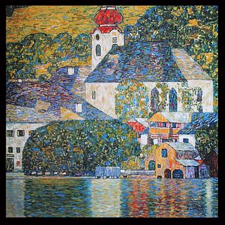 A Gustav Klimt  Limited Edition Canvas  32 x 32 image