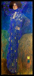 A After Gustav Klimt on canvas approx 6 ' tall Limited Edition  on canvas