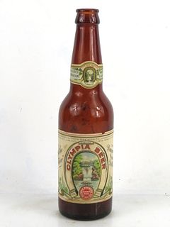 1906 Olympia Beer Longneck Bottle Tumwater Washington