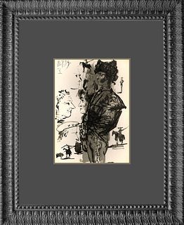 Pablo Picasso Toros lithograph after Picasso by Mourlot Press 1961