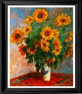 Limited Edition Sunflowers after Claude Monet