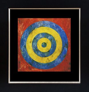 Jasper Johns Target Lithograph after Johns from 1968 (orig 1961)