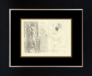 Pablo Picasso Lithograph Vollard Collection from 1956 Germany