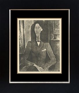 Modigliani Lithograph after Modigliani from 1929