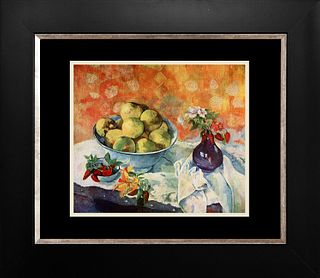 Paul Gauguin Color plate lithograph after Gauguin over 50 years ago Still Life