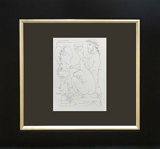 Pablo Picasso lithograph after Picasso from over 50 years ago Vollard Collection