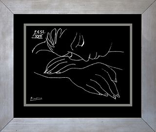 Picasso War and Peace ink on paper  limited edition after Picasso