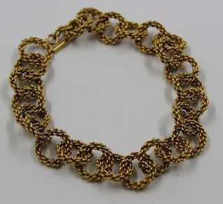 JEWELRY. 18kt Yellow Gold Bracelet.