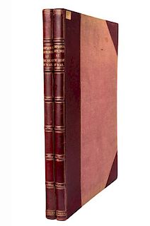 W. SIMPSON, TWO VOLUMES FROM THE LIBRARY OF GRAND DUKE NIKOLAI ALEKSANDROVICH