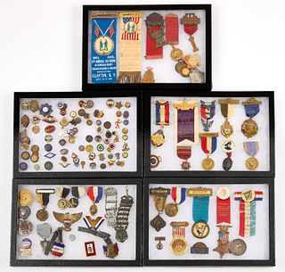 Various Political and Novelty Pins and Key Fobs