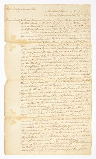 Slave Sale Document from 1791