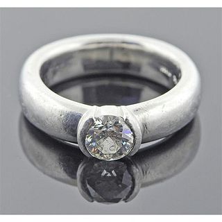 Tiffany &amp; Co Etoile 0.73ct Diamond Platinum Engagement Ring
