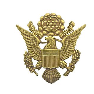 Tiffany &amp; Co 14k Gold Special Army Forces Brooch Pin
