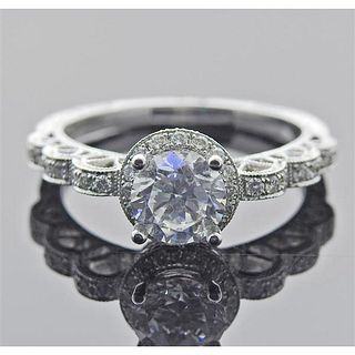 Vanna K 18k Gold Diamond Engagement Ring Setting