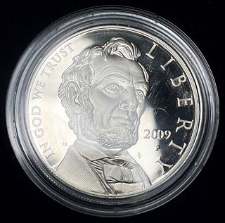 2009-P Abraham Lincoln U.S. Proof Silver Commemorative Dollar MS69