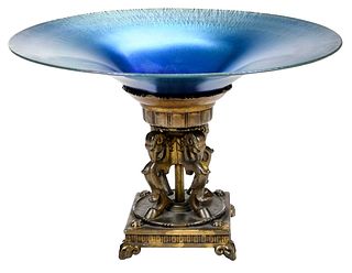 Oscar Bruno Bach Compote with Lustre Art Bowl