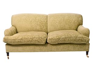 Attributed to George Smith Custom Upholstered Loveseat