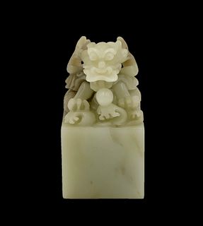SOAPSTONE CARVED DRAGON SEAL