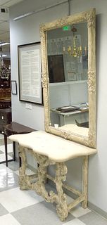 Contemporary Console Table with Mirror.