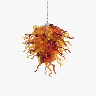 Dale Chihuly Style - Glass Chandelier