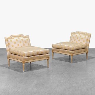 Louis XVI Style - Slipper Chairs