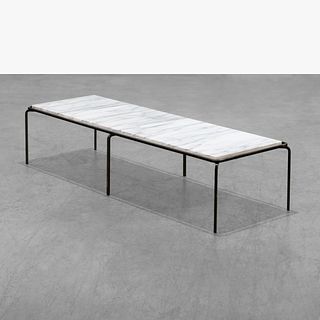 Alan Gould - Marble & Iron Coffee Table
