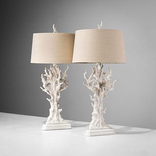 Porcelain Coral Lamps