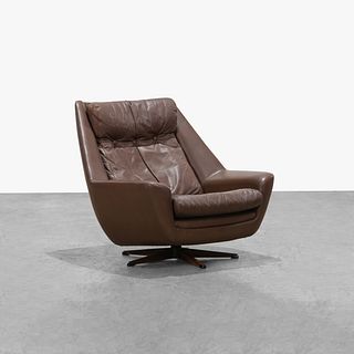 H. W. Klein - Leather Swivel Chair