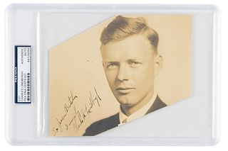 Charles Lindbergh Signed Photograph
