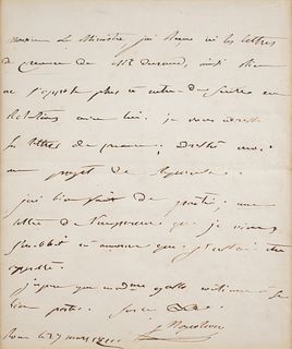 Joachim Murat Autograph Letter Signed