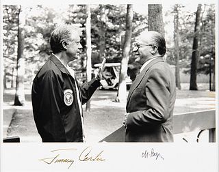 Jimmy Carter and Menachem Begin Signed Photograph