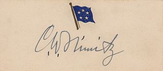 Chester Nimitz Signature