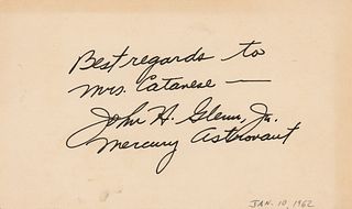 John Glenn Signature