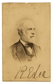 Robert E. Lee Signed Photograph