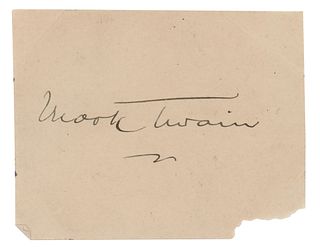 Samuel L. Clemens Signature