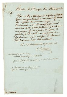 Georges Danton Letter Signed