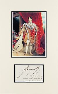 King George IV Signature