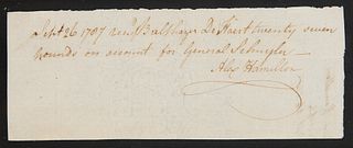 Alexander Hamilton Autograph Document Signed (One Week After Signing Constitution)