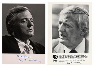 William F. Buckley, Jr. (2) Signed Photographs