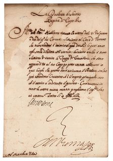 Christine of France Letter Signed