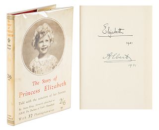 King George VI and Elizabeth, the Queen Mother Signed Book