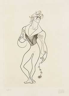 Al Hirschfeld Signed Limited Edition Etching