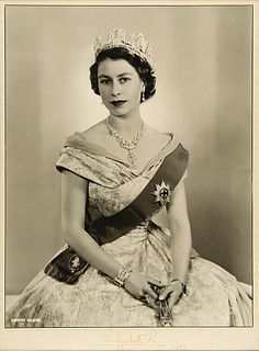 Queen Elizabeth II Oversized Signed Photograph