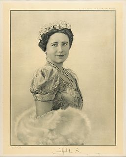 Elizabeth, Queen Mother Oversized Signed Photogravure
