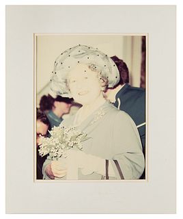 Elizabeth, Queen Mother Signed Oversized Photograph