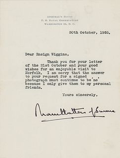 Mountbatten of Burma Typed Letter Signed