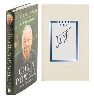 Colin Powell Signed Book