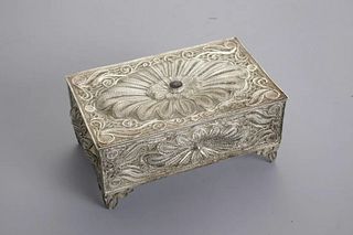 Silver Filigree Antique Box